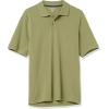 image:imageAmazon Essentials Mens RegularFit Short Sleeve Cotton Pique Polo Shirt Available in Big amp TallLight Olive