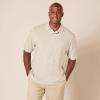 image:imageAmazon Essentials Mens RegularFit Short Sleeve Cotton Pique Polo Shirt Available in Big amp TallOatmeal Heather