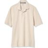 image:imageAmazon Essentials Mens RegularFit Short Sleeve Cotton Pique Polo Shirt Available in Big amp TallOatmeal Heather