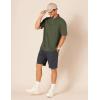image:imageAmazon Essentials Mens RegularFit Short Sleeve Cotton Pique Polo Shirt Available in Big amp TallOlive