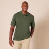 image:imageAmazon Essentials Mens RegularFit Short Sleeve Cotton Pique Polo Shirt Available in Big amp TallOlive