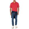 image:imageAmazon Essentials Mens RegularFit Short Sleeve Cotton Pique Polo Shirt Available in Big amp TallRed