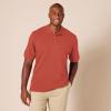 image:imageAmazon Essentials Mens RegularFit Short Sleeve Cotton Pique Polo Shirt Available in Big amp TallRust
