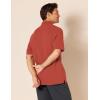 image:imageAmazon Essentials Mens RegularFit Short Sleeve Cotton Pique Polo Shirt Available in Big amp TallRust