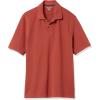 image:imageAmazon Essentials Mens RegularFit Short Sleeve Cotton Pique Polo Shirt Available in Big amp TallRust