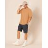 image:imageAmazon Essentials Mens RegularFit Short Sleeve Cotton Pique Polo Shirt Available in Big amp TallTan
