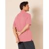 image:imageAmazon Essentials Mens RegularFit Short Sleeve Cotton Pique Polo Shirt Available in Big amp TallWashed Red