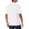 image:imageAmazon Essentials Mens RegularFit Short Sleeve Cotton Pique Polo Shirt Available in Big amp TallWhite