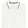 image:imageAmazon Essentials Mens RegularFit Short Sleeve Cotton Pique Polo Shirt Available in Big amp TallWhite Twin Stripe