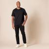 image:imageAmazon Essentials Mens ShortSleeve Cotton Henley TShirt Pack of 2Black
