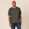 image:imageAmazon Essentials Mens ShortSleeve Cotton Henley TShirt Pack of 2BlackOlive