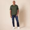 image:imageAmazon Essentials Mens ShortSleeve Cotton Henley TShirt Pack of 2BlackOlive