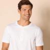 image:imageAmazon Essentials Mens ShortSleeve Cotton Henley TShirt Pack of 2White