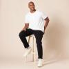 image:imageAmazon Essentials Mens ShortSleeve Cotton Henley TShirt Pack of 2White