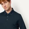 image:imageAmazon Essentials Mens Slim Fit Long Sleeve Quick Dry Golf Polo ShirtDark Navy