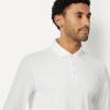 image:imageAmazon Essentials Mens Slim Fit Long Sleeve Quick Dry Golf Polo ShirtWhite