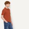 image:imageAmazon Essentials Mens SlimFit Cotton Pique Polo Shirt Short Sleeve CollaredBrick Red