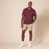 image:imageAmazon Essentials Mens SlimFit Cotton Pique Polo Shirt Short Sleeve CollaredBurgundy