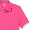 image:imageAmazon Essentials Mens SlimFit Cotton Pique Polo Shirt Short Sleeve CollaredHot Pink