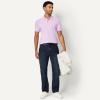 image:imageAmazon Essentials Mens SlimFit Cotton Pique Polo Shirt Short Sleeve CollaredLavender