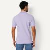 image:imageAmazon Essentials Mens SlimFit Cotton Pique Polo Shirt Short Sleeve CollaredLilac