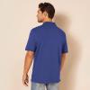 image:imageAmazon Essentials Mens SlimFit Cotton Pique Polo Shirt Short Sleeve CollaredNavy