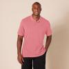 image:imageAmazon Essentials Mens SlimFit Cotton Pique Polo Shirt Short Sleeve CollaredWashed Red