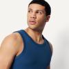 image:imageAmazon Essentials Mens SlimFit Ribbed Tank Pack of 2Navy BlazerDark Blue