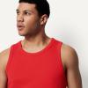 image:imageAmazon Essentials Mens SlimFit Ribbed Tank Pack of 2RedDark Burgundy