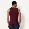 image:imageAmazon Essentials Mens SlimFit Ribbed Tank Pack of 2RedDark Burgundy