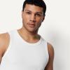 image:imageAmazon Essentials Mens SlimFit Ribbed Tank Pack of 2White