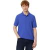 image:imageAmazon Essentials Mens RegularFit Short Sleeve Cotton Pique Polo Shirt Available in Big amp TallBlue