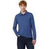 image:imageAmazon Essentials Mens Slim Fit Long Sleeve Quick Dry Golf Polo ShirtWashed Blue