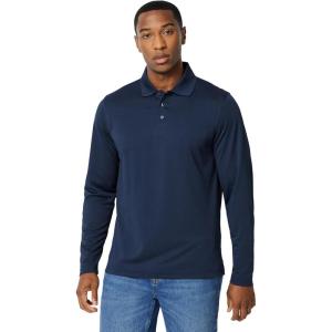 image:imageAmazon Essentials Mens Regular Fit Long Sleeve Quick Dry Golf Polo ShirtDark Navy