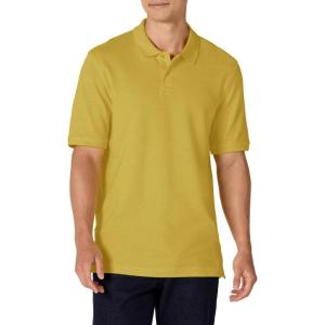 image:imageAmazon Essentials Mens RegularFit Short Sleeve Cotton Pique Polo Shirt Available in Big amp TallYellow