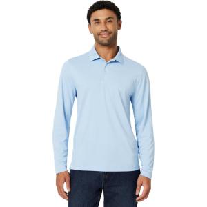image:imageAmazon Essentials Mens Slim Fit Long Sleeve Quick Dry Golf Polo ShirtLight Blue