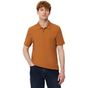 image:imageAmazon Essentials Mens SlimFit Cotton Pique Polo Shirt Short Sleeve CollaredCaramel