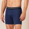 image:imageAmazon Essentials Mens Breathable Cotton Underwear Boxer Briefs TagFreeCharcoalDark BlueDark Navy