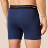 image:imageAmazon Essentials Mens Breathable Cotton Underwear Boxer Briefs TagFreeCharcoalDark BlueDark Navy