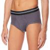 image:imageAmazon Essentials Mens Cotton Breathable TagFree Briefs UnderwearBlackCharcoalGrey Heather