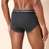 image:imageAmazon Essentials Mens Cotton Breathable TagFree Briefs UnderwearGreyRedWhite