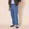 image:imageAmazon Essentials Mens Relaxed Straight Leg Fleece Open Bottom Sweatpant Available in Big amp TallBlue Heather