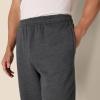 image:imageAmazon Essentials Mens Relaxed Straight Leg Fleece Open Bottom Sweatpant Available in Big amp TallCharcoal Heather