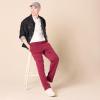 image:imageAmazon Essentials Mens Relaxed Straight Leg Fleece Open Bottom Sweatpant Available in Big amp TallDark Red