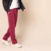 image:imageAmazon Essentials Mens Relaxed Straight Leg Fleece Open Bottom Sweatpant Available in Big amp TallDark Red