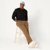image:imageAmazon Essentials Mens Relaxed Straight Leg Fleece Open Bottom Sweatpant Available in Big amp TallDark Tan