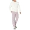 image:imageAmazon Essentials Mens Relaxed Straight Leg Fleece Open Bottom Sweatpant Available in Big amp TallDusty Lilac