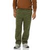 image:imageAmazon Essentials Mens Relaxed Straight Leg Fleece Open Bottom Sweatpant Available in Big amp TallMilitary Green Abstract Camo