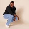 image:imageAmazon Essentials Mens Relaxed Straight Leg Fleece Open Bottom Sweatpant Available in Big amp TallSlate Blue