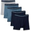 Deep Blue / Navy / Light Heather Grey